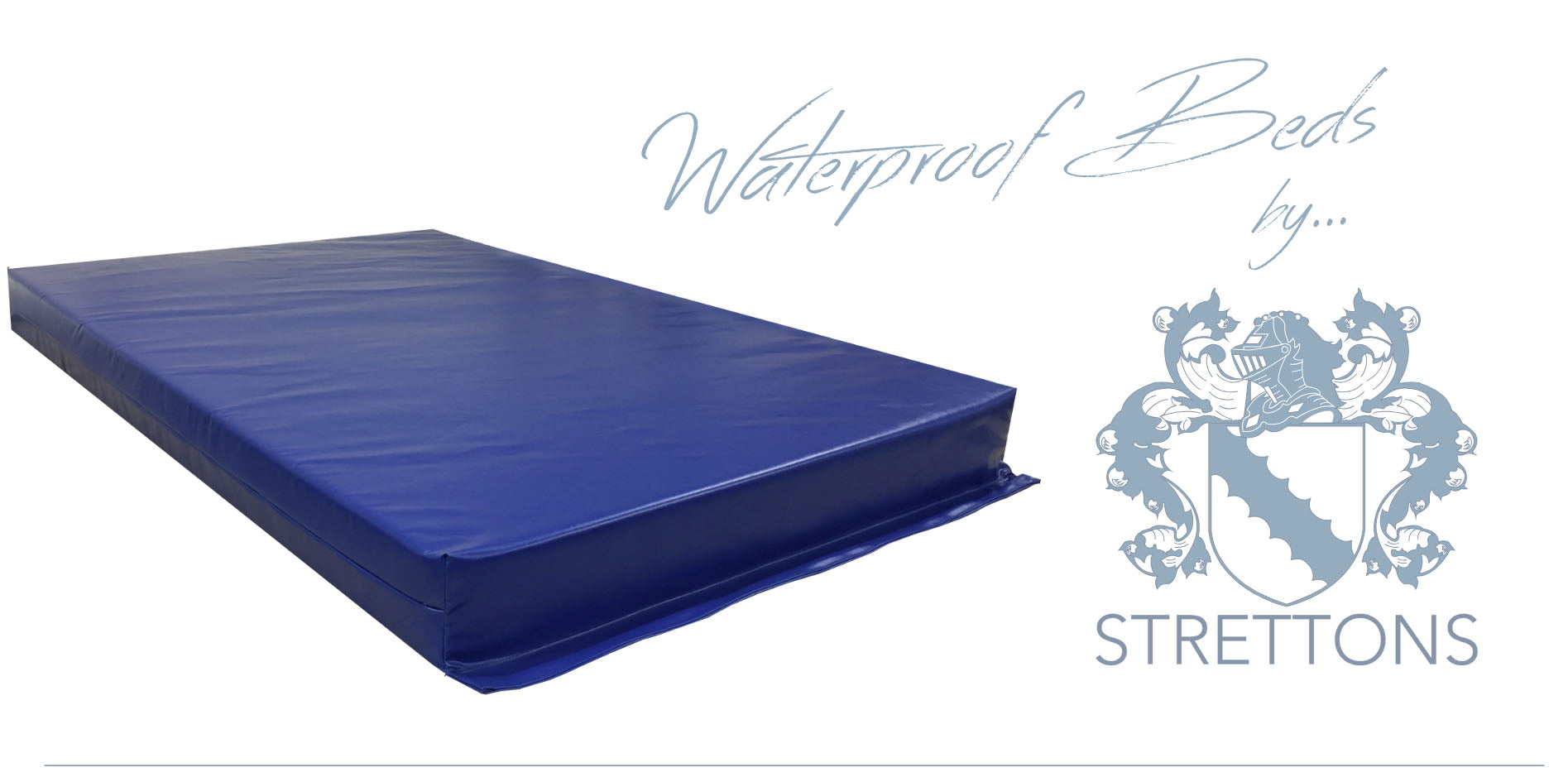 waterproof mattress blue 